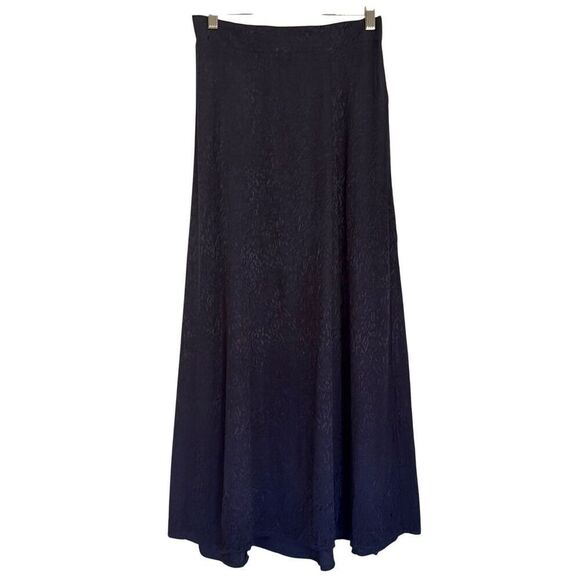 Nation LTD Los Angelos navy midi slip skirt size small - Picture 1 of 8